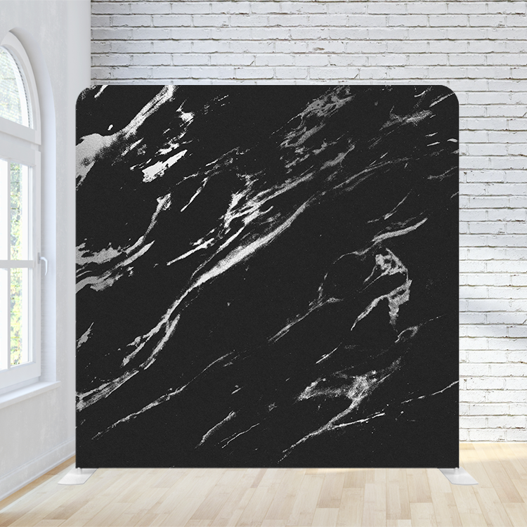 8X8 Pillowcase Tension Backdrop - Ghost Marble