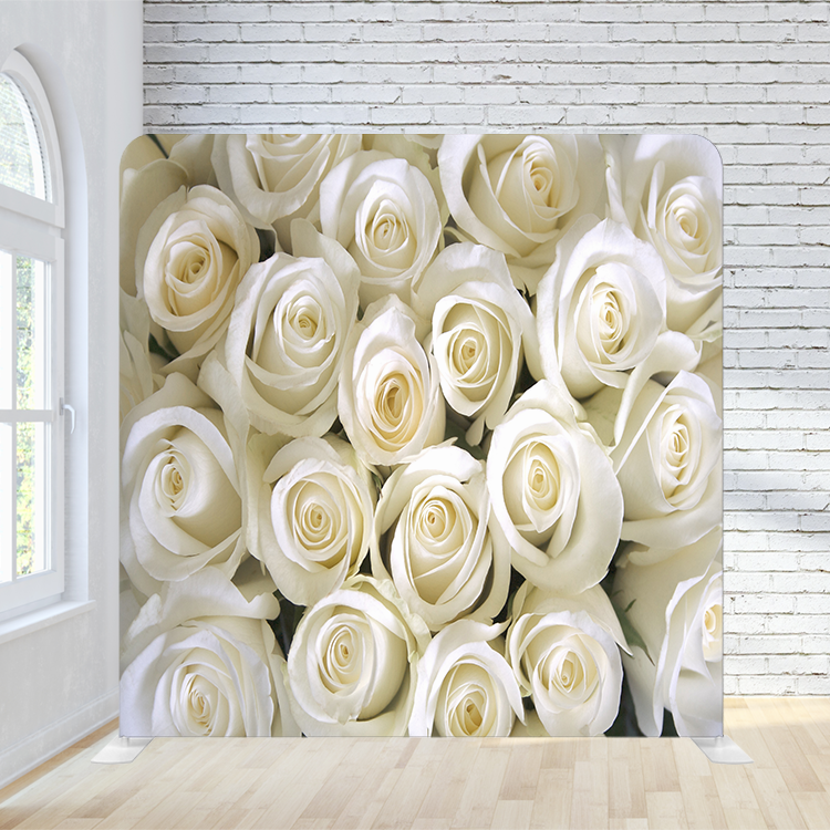 8X8 Pillowcase Tension Backdrop - Sweetly Rosed