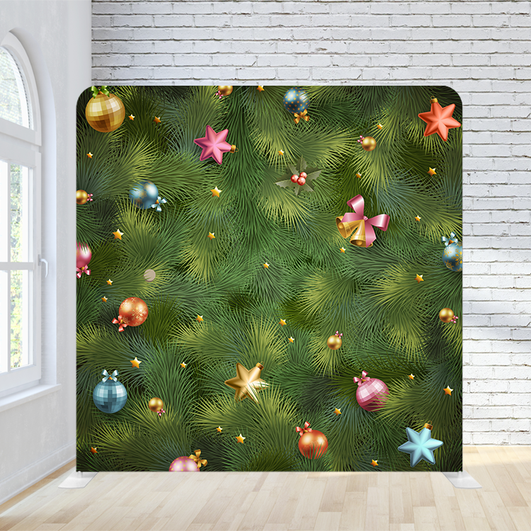 8X8 Pillowcase Tension Backdrop - Inside Christmas