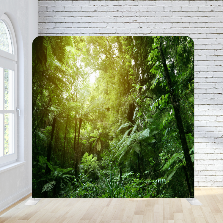 8X8 Pillowcase Tension Backdrop- Sunlight Forest