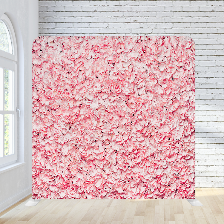 8X8 Pillowcase Tension Backdrop - Pink Floral