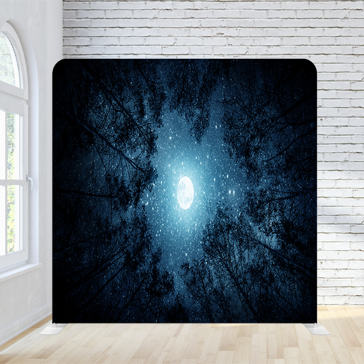 8X8 Pillowcase Tension Backdrop - Forest Moon