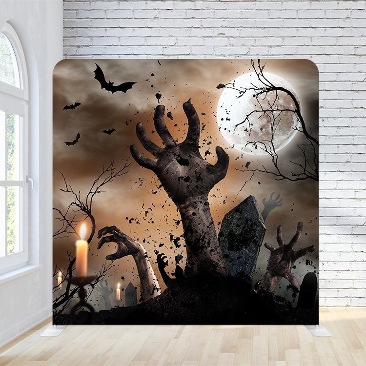 8X8 Pillowcase Tension Backdrop - Back from the Dead