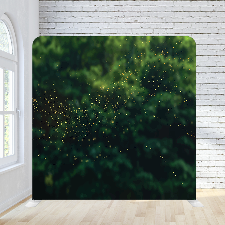 8X8 Pillowcase Tension Backdrop - Forest Blur Sparkle