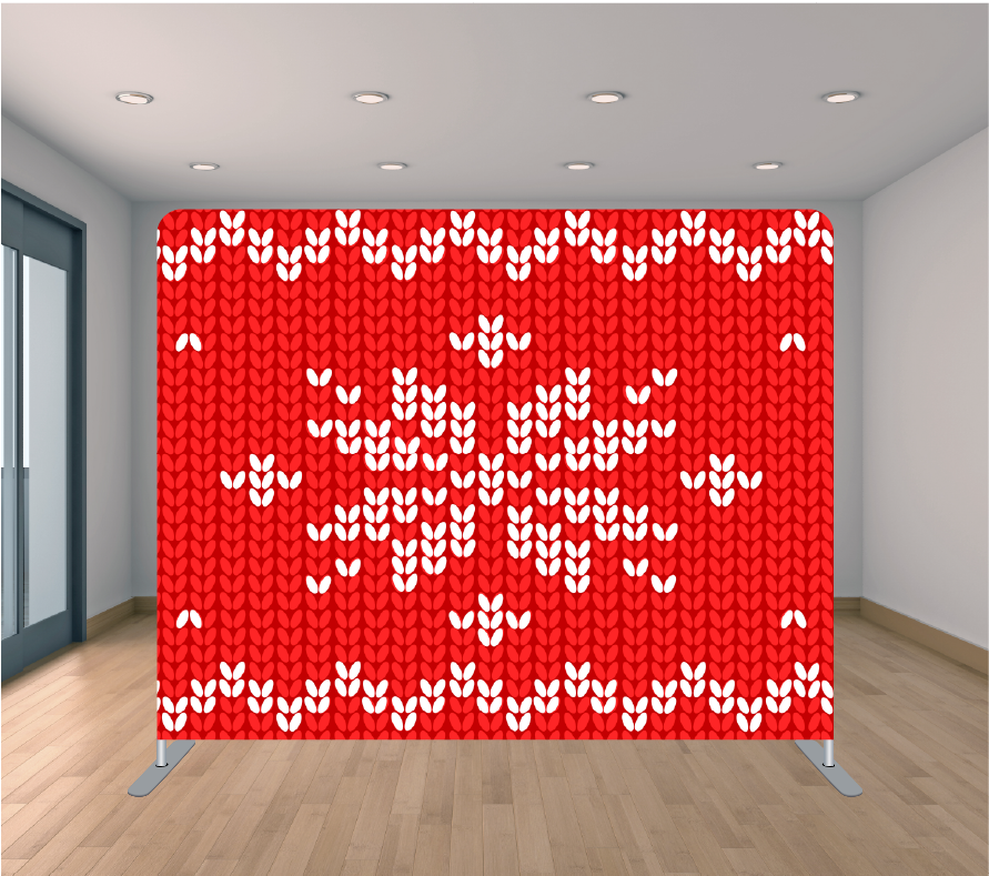 8X8ft Pillowcase Tension Backdrop- Holiday 30