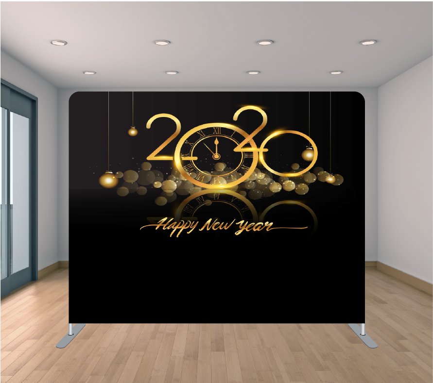 8X8ft Pillowcase Tension Backdrop- New Year 2020