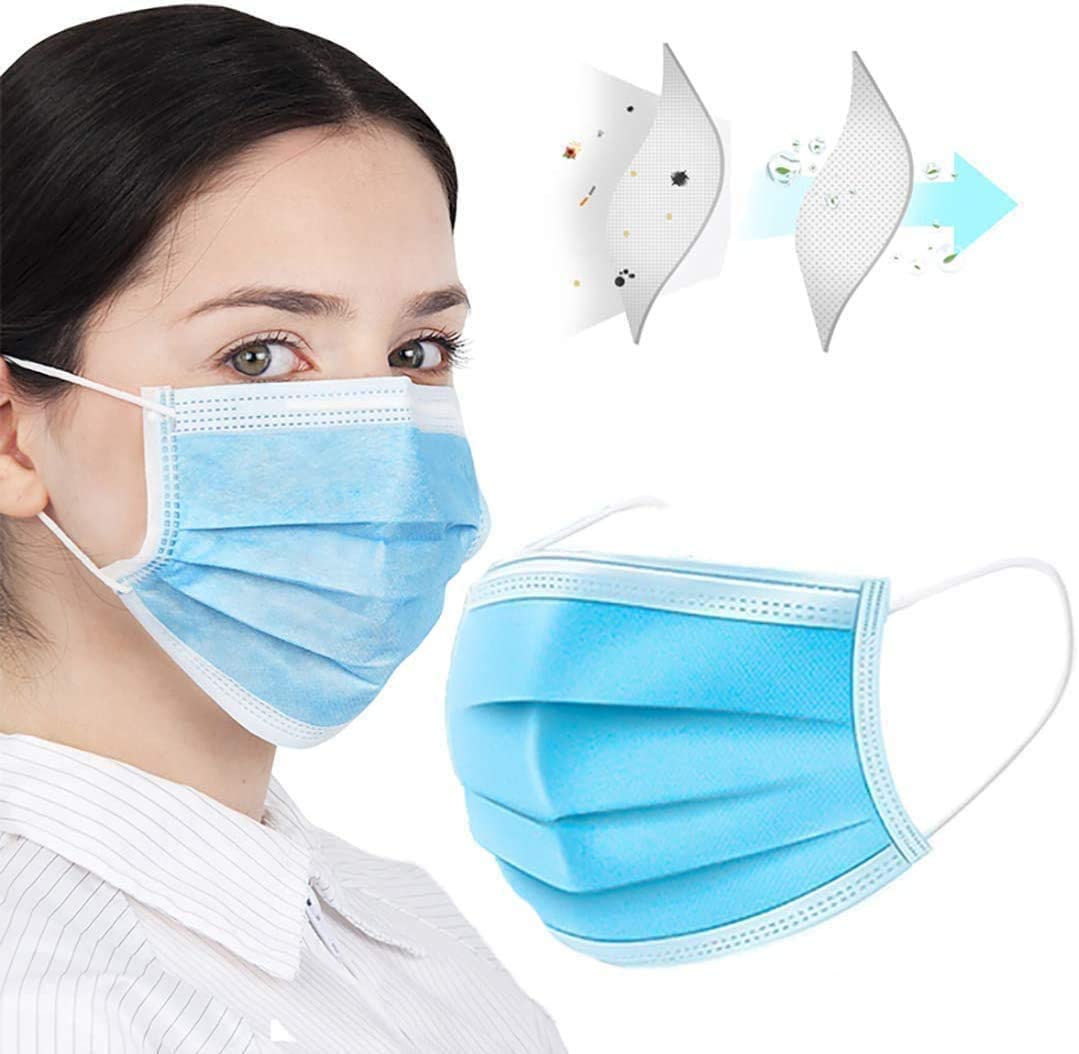 50 PPE 3 Ply Face Mask- Shipping Included