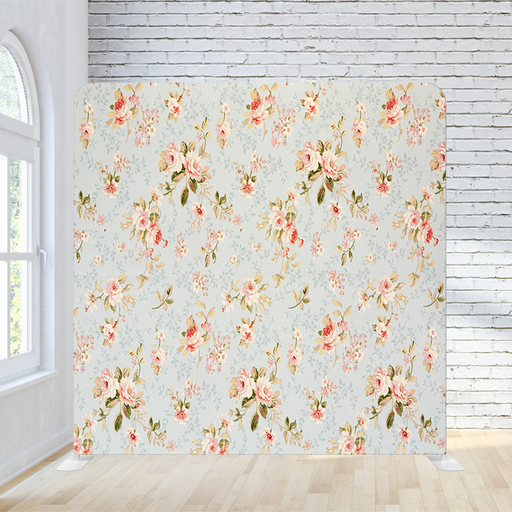 8x8ft Pillowcase Tension Backdrops- Grand Floral Flower