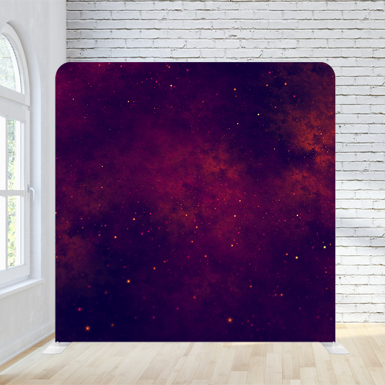 8x8ft Pillowcase Tension Backdrops- Twilight Galaxy