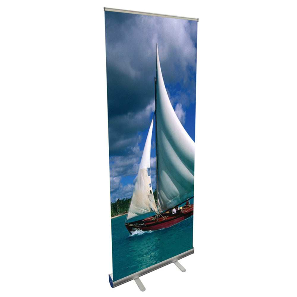 Floor Retractable Pull Up  Roll Up Display Banner Stand